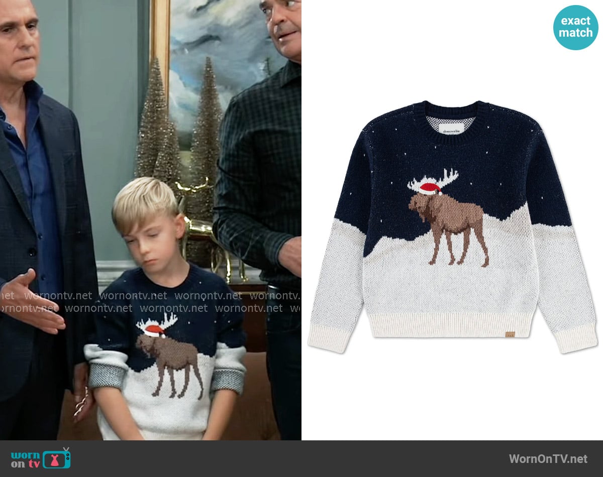 Wiley’s Christmas sweater on General Hospital