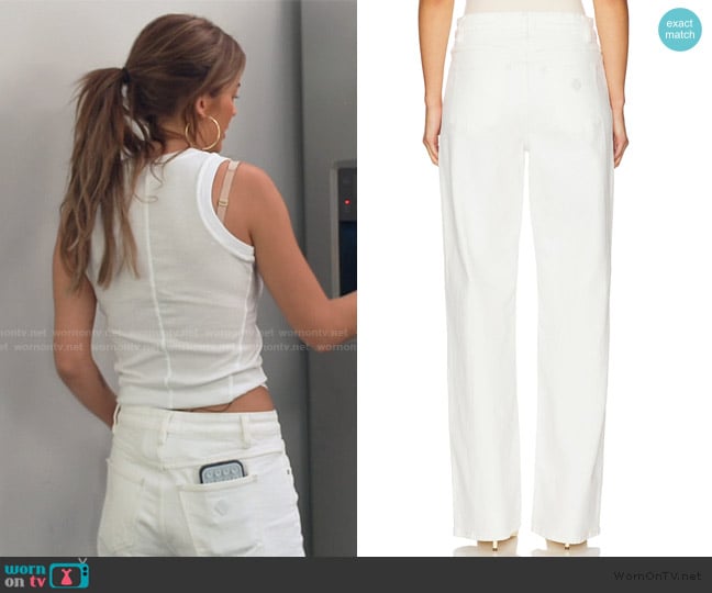 Salley’s white jeans on Southern Charm Salley’s white jeans on Southern Charm