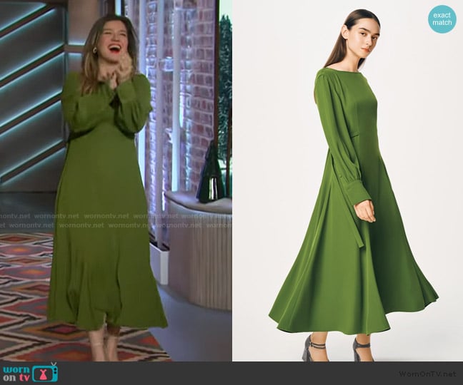 Adeam Michelle Dress worn by Kelly Clarkson on The Kelly Clarkson Show