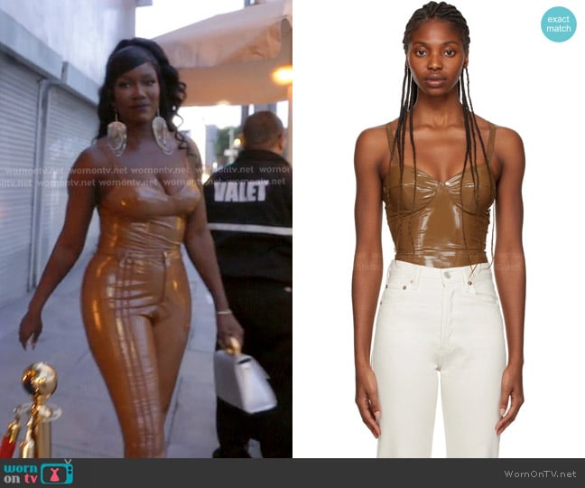 Adidas x Ivy Park Latex Bodysuit worn by Bozoma Saint John on The Real Housewives of Beverly Hills
