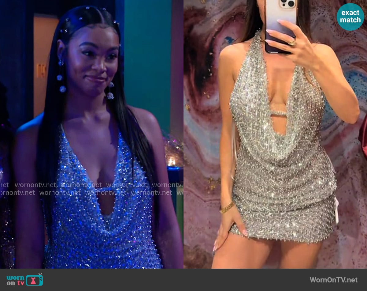 Akira Party Dress worn by Chelsea Hamilton (RhonniRose Mantilla) on Beyond the Gates