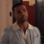 Alfie’s polo shirt on Emily in Paris