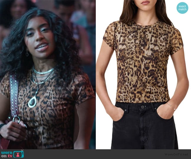 Amira’s leopard print tee on Bel-Air Amira’s leopard print tee on Bel-Air