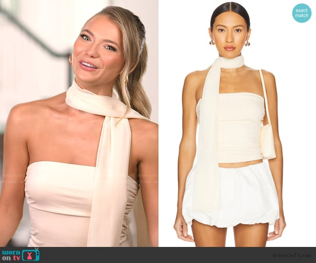 All The Ways Nataline Top worn by Charley Manley on Southern Charm