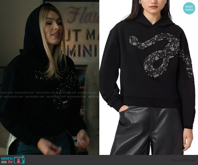 AllSaints Alenka Pippa Hoodie worn by Sveta (Valeriya Denga) on Elsbeth