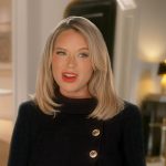 Amanda’s black cropped confessional jacket on The Real Housewives of Beverly Hills