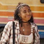 Amira’s pink sandals on Bel-Air