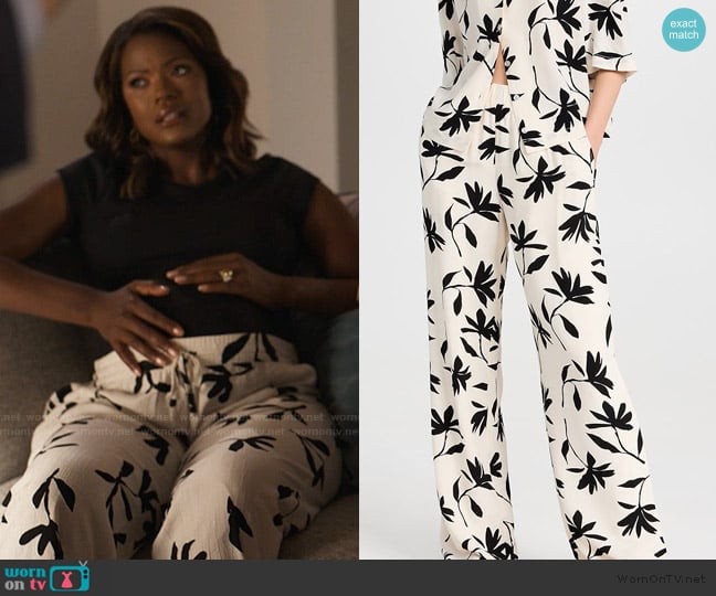 Anine Bing Owen Pant worn by Vivian Banks (Cassandra Freeman) on Bel-Air