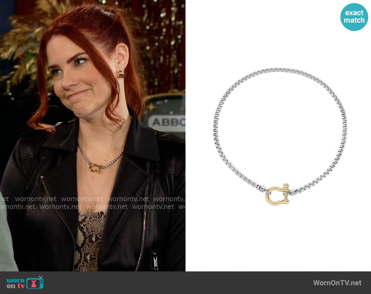 Sally’s necklace on The Young and the Restless Sally’s necklace on The Young and the Restless