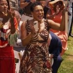 Aunty Vy’s floral print asymmetric dress on Bel-Air