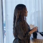 Ashley’s fendi logo dress on The Real Housewives of Potomac