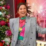 Ashley Park’s gray oversized blazer on Sherri