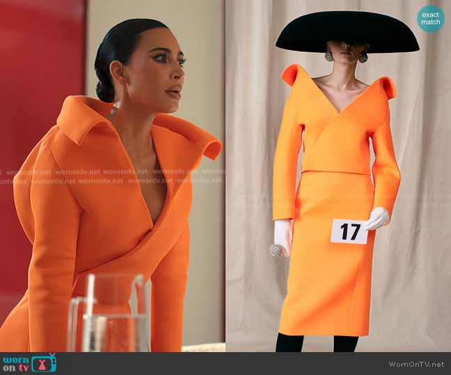 Balenciaga 50th Collection worn by Allura Grant (Kim Kardashian) on Alls Fair