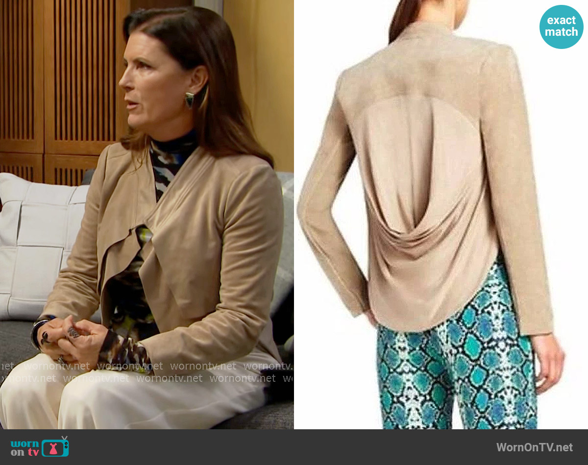 Bcbgmaxazria Norton Jacket worn by Sheila Carter (Kimberlin Brown) on The Bold and the Beautiful