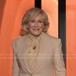 Dina’s beige blazer on Alls Fair