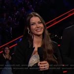 Ariana Madix’s sequin scalloped mini dress on The Voice