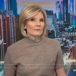 Kate’s short sleeve mock neck sweater on NBC News Daily