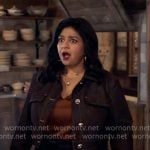 Bela’s cropped denim jacket on Ghosts