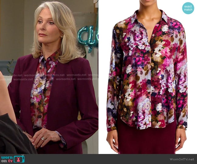 Bella Dahl Hipster Shirt worn by Marlena Evans (Deidre Hall) on Days of our Lives