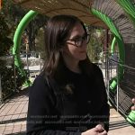 Savannah’s black belted denim jacket on Today