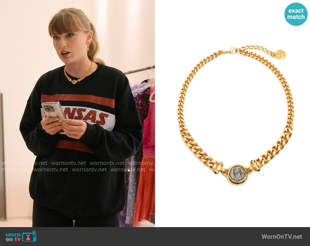Ben Amun Giovanni Necklace worn by Taylor Swift on The End of an Era