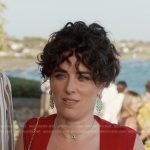 Bianca’s turquoise earrings and necklace on Emily in Paris