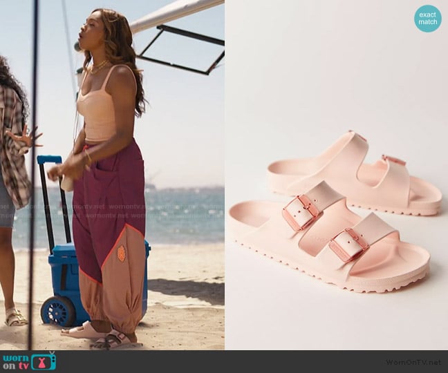 Lisa’s pink sandals on Bel-Air Lisa’s pink sandals on Bel-Air