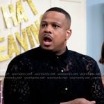 Maurice’s black lace shirt on Tyler Perrys Sistas