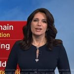 Maria’s black bow embellished dress on Today