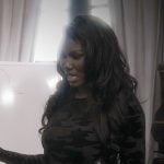 Bozoma’s black camo mesh top on The Real Housewives of Beverly Hills