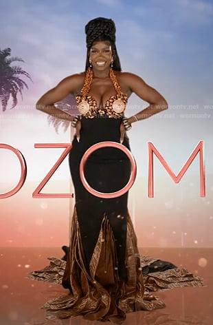 Bozoma’s cut scene dress on The Real Housewives of Beverly Hills