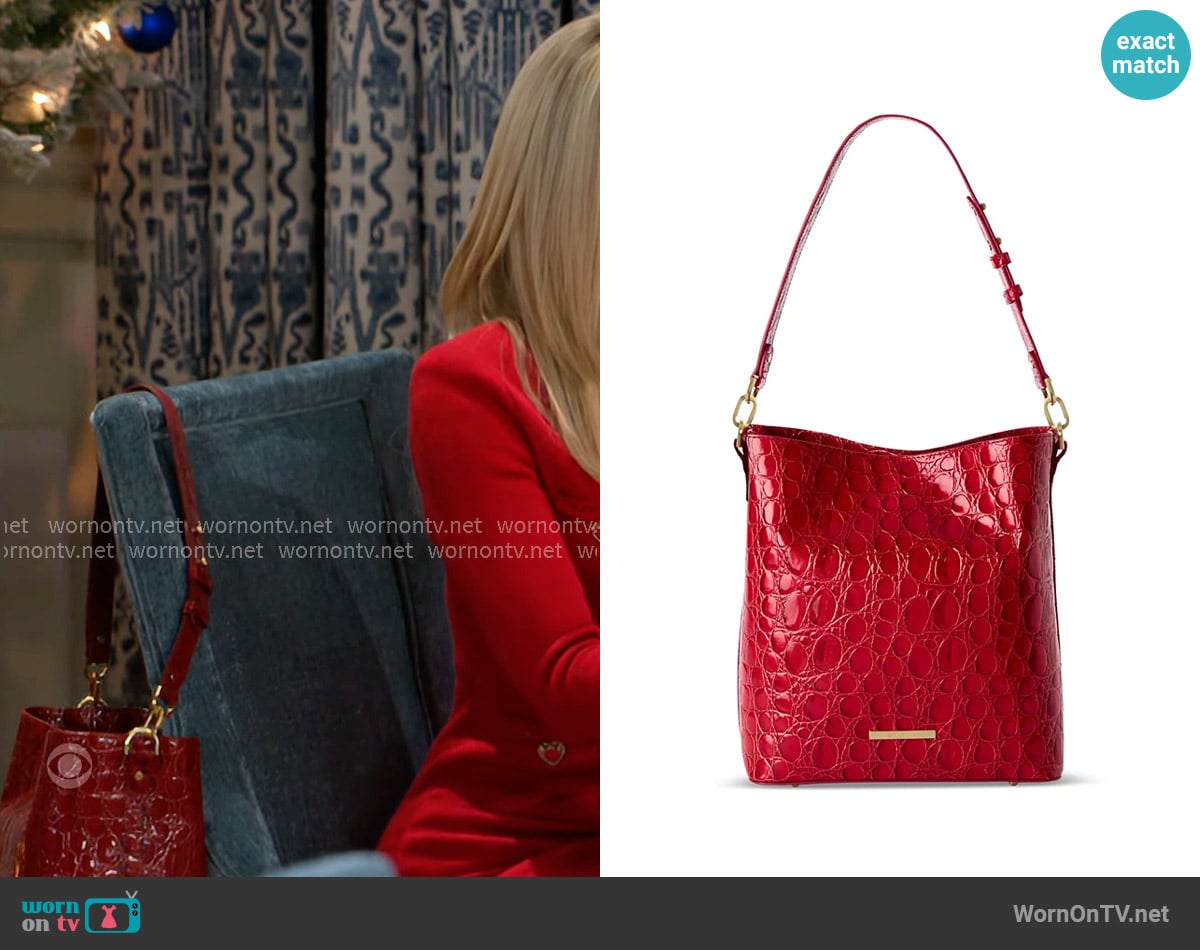 Brahmin Celina Vanderbilt Bag worn by Vanessa McBride (Lauren Buglioli) on Beyond the Gates