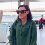 Bronwyn’s green collared sweater on The Real Housewives of Salt Lake City