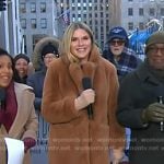 Jenna's brown fur coat on Today