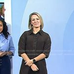 Dylan’s brown corduroy shirtdress on Today