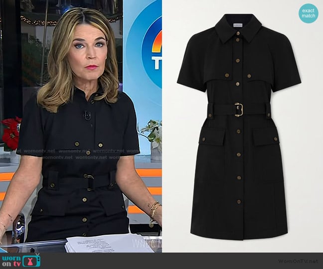Burberry Bridget Trench Wool Dress worn by Savannah Guthrie on Today