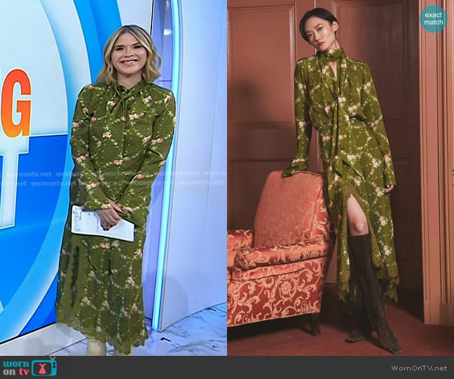 Cara Cara Sundance Top and Lou Skirt worn by Jenna Bush Hager on Today