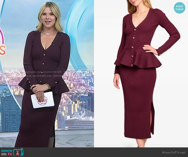 Cara Cara Viva Cardigan and Jocelyn Skirt worn by Jenna Bush Hager on Today