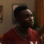 Carlton’s red embroidered sweater on Bel-Air