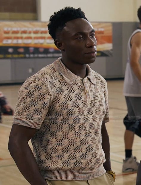 Carlton's gray polo on Bel-Air