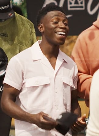 Carlton's pink shirt on Bel-Air