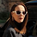 Carr’s white sunglasses on Alls Fair