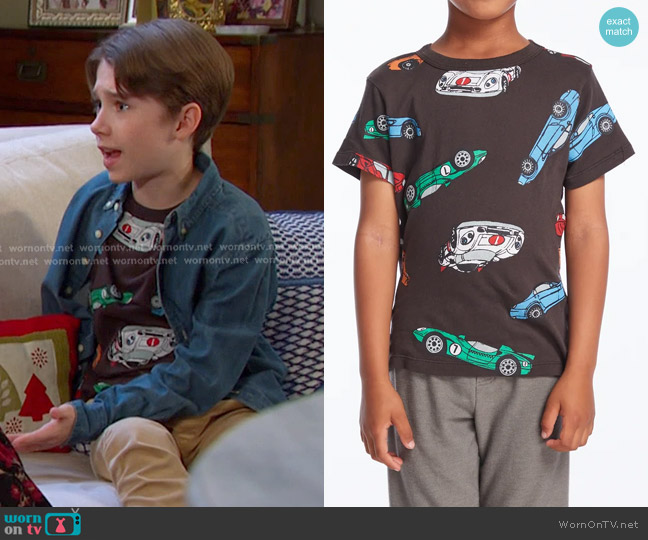 Chaser Traffic Jam Boys Tee worn by Thomas DiMera (Cary Christopher) on Days of our Lives