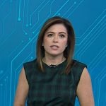 Chloe’s green plaid dress on Today