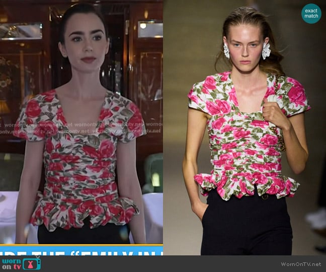 Chloe Spring Summer 2026 Collection worn by Lily Collins on Today