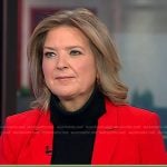 Christine’s red blazer and pants on Today