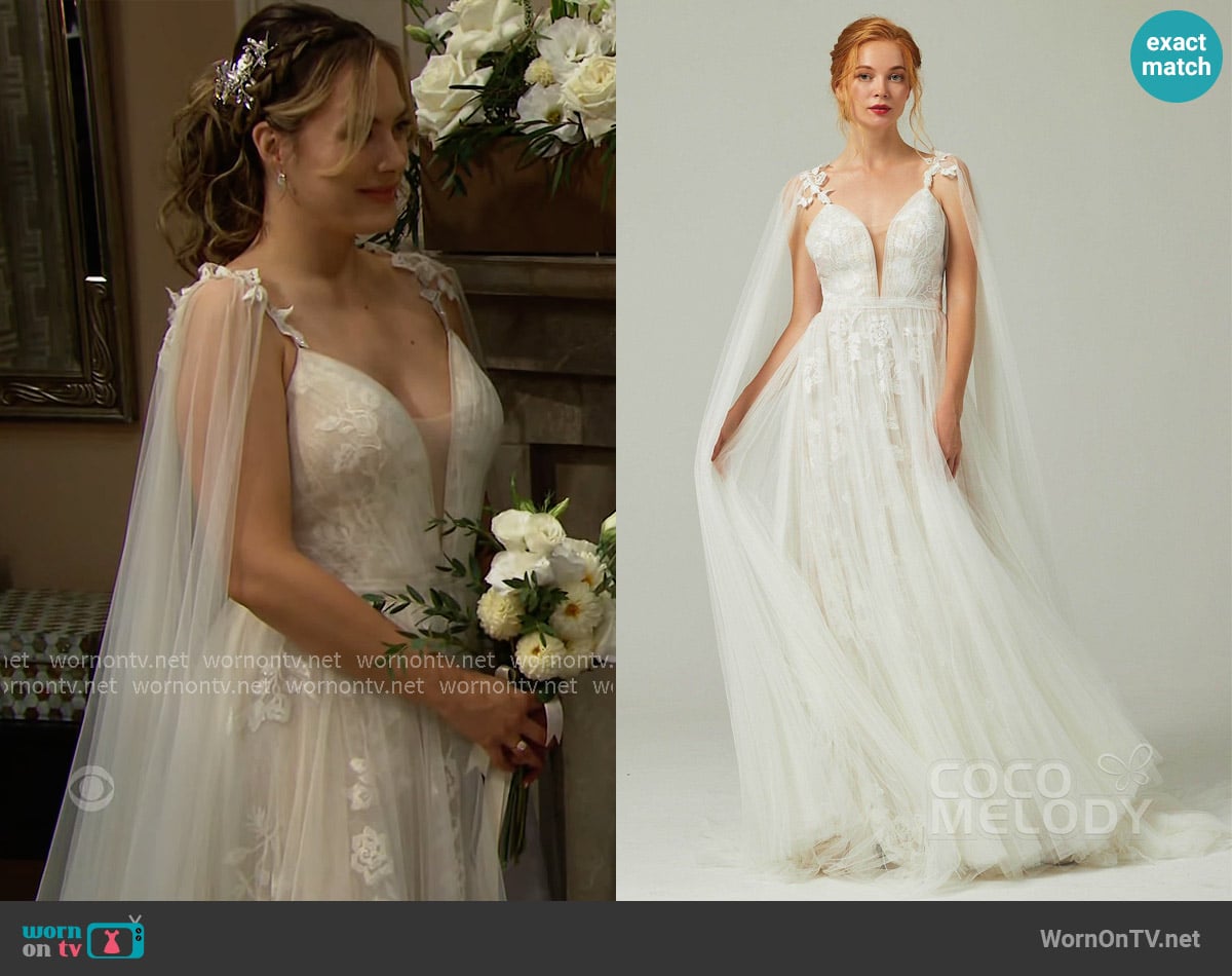 Cocomelody Carly Dress worn by Hope Logan (Annika Noelle) on The Bold and the Beautiful