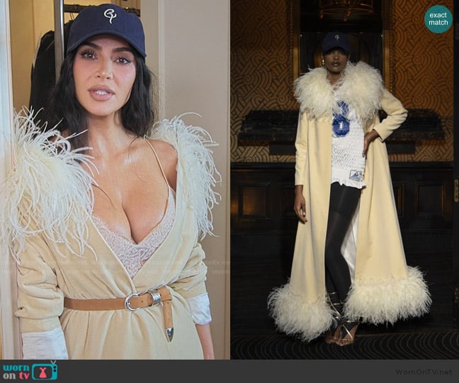 Conner Ives 2025 Autumn Winter Collection worn by Kim Kardashian (Kim Kardashian) on The Kardashians