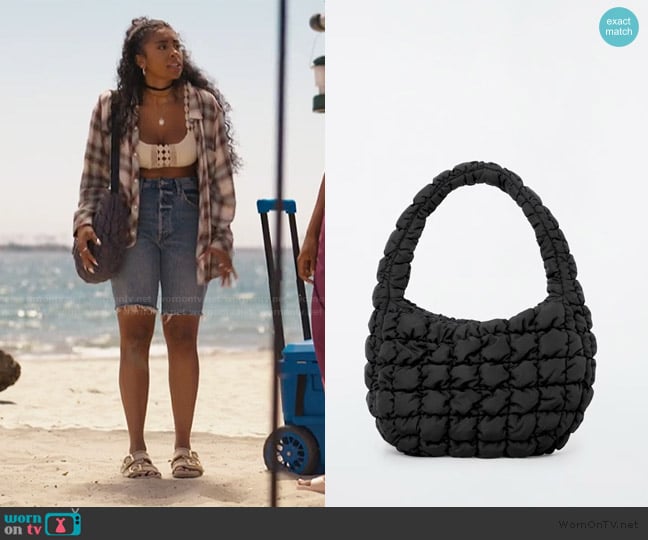 Cos Quilted Mini Bag worn by Amira (Alycia Pascual-Pena) on Bel-Air