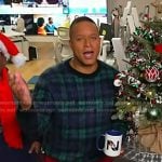 Craig’s green tartan sweater on Today